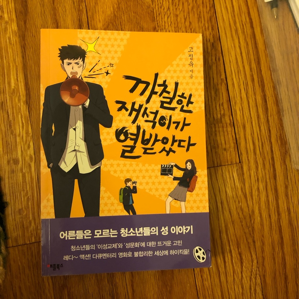 scrappy Jae-Seok is pissed 까칠한 재석이가 열받았다 - hardcover Korean book novel